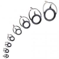 Kit de Reparación de Caña de Pescar 8 Piezas Guías de Caña Ovales Anillos de Línea Bricolaje Mixed Size Double Leg Rings Normal Goods Made in China - details 0
