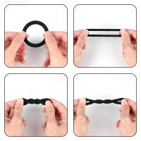 Leten-Anillo de silicona reutilizable para agrandar el semen, eyaculación retardada, juguetes sexuales para erección, suministros para adultos - details 22