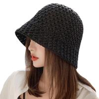 Sombrero de Playa de Paja con Dobladillo Ancho Sombrero de Verano Floppy para Mujeres - details 3
