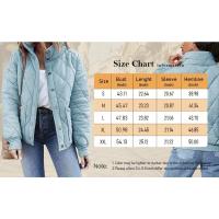 Chaquetas de Invierno para mujer, abrigos con cuello alto, moda - details 0