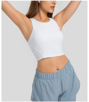 Sujetador Deportivo de Alta Cintura SHINBENE con Cojín para Mujeres Estilo Chaleco Inalámbrico para Gimnasio y Entrenamiento Tipo Tank Top con Sujetador Incorporado - details 9