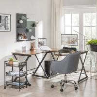 Escritorio de Esquina Forma L Mesa de Ordenador Ideal para Estudio y Juegos Ahorro de Espacio - details 17