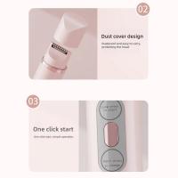 Maquinilla de afeitar eléctrica para mujer, afeitadora indolora, recortadora de pelo corporal para axila, Bikini, brazo, pierna, cara, bigote, portátil - details 16