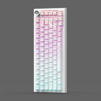 El macro del eje verde define el teclado del juego Teclado mecánico luminoso de colores mezclados - details 45