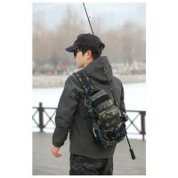 Mochila táctica de camuflaje para hombre y mujer, bolsa de cintura de pecho impermeable para deportes de pesca al aire libre, senderismo, Camping, viajes, bolsas cruzadas - details 15