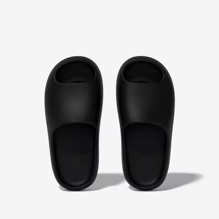 Pudín zapatillas de las mujeres de fondo grueso de verano casa baño sandalias de baño antideslizante pisando zapatillas de mierda afuera - 1
