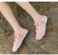Zapatos de agua de verano para mujer, zapatillas de playa de camuflaje descalzas, natación al aire libre, deportes de vadeo, zapatos acuáticos de secado rápido suave - details 27