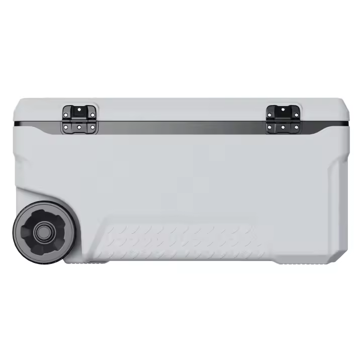SucceBuy Enfriador portátil de 74 QT con ruedas, asas duraderas, portavasos y diseño aislado, ligero - 1