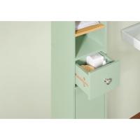 Mueble de Baño de Alto Estante Estanterías con 2 Puertas y Cajón Blanco Tamaño 20x20x180cm - details 45