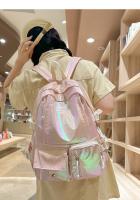 Mochila coreana de gran capacidad para estudiantes de secundaria y universidad, nueva mochila láser versátil de estilo japonés - details 7