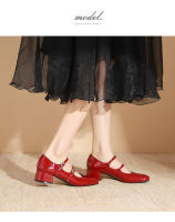 Zapatos Mary Jane de mujer con tacón grueso y hebilla de cinturón de nuevo estilo - details 8