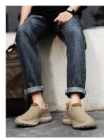 Primavera y verano nuevos mocasines de un pedal de gran tamaño zapatos casuales de manga transpirable de lona zapatos de conducción sueltos perezosos - details 6