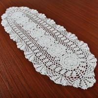 Camino inspirado en crochet vintage, manteles decorativos de algodón, mantas de mesa de comedor, decoración del hogar para hoteles y bodas - details 2