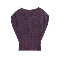 Chaleco de Punto Estilo Suéter para Mujer Cuello Redondo Ancho, sin Mangas, Moda de Alta Calidad - details 3