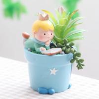 Maceta de resina para plantas suculentas, adorno de jardín de hadas, figuritas decorativas, Decoración de mesa para el hogar - details 11