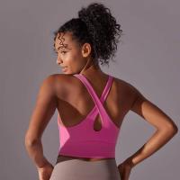 Chaleco de Yoga para Mujeres Top de Tanque de Color Sólido Ropa Interior Transpirable para Yoga, Gimnasio, Correr - details 15
