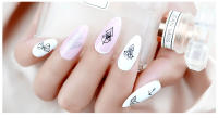 Arte Clavo Set de Artículos de Uñas Pure Clear Jelly con Raspador y Estampa de Uñas Individual o Doble para Manicura Francesa Herramienta de Plantillas de Uñas - details 8