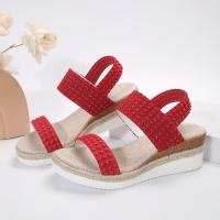 Sandalias de tacón de cuña para mujer, zapatos de verano - details 1