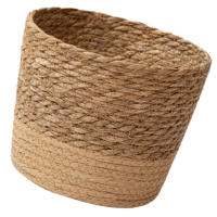 Cesta de maceta tejida Natural, maceta multifuncional para jardín, sala de estar, dormitorio, balcón - details 11
