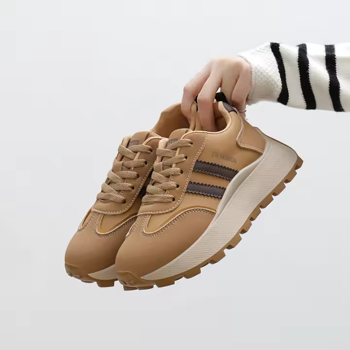 Ins estilo coreano Cortez mujer moda invierno 2024 nueva plataforma altura creciente zapatos deportivos casuales de mujer Am1086 - 1