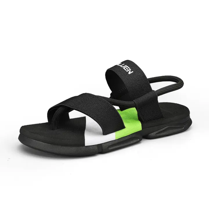 Nuevas sandalias de los hombres con suela de plataforma casual versátil zapatos de playa de los hombres antideslizante desgaste exterior zapatillas geniales - 1
