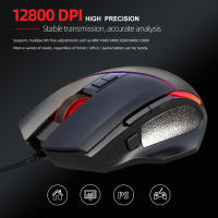 Teclado con cable RGB de 61 teclas, Mouse para juegos, Kit de oficina, retroiluminación, 12800dpi, programable, Combos para PUBG Gamer - details 4