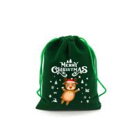 Bolsas de Terciopelo Navideñas Pequeñas 10pcs Bolsas de Dulces para Regalos - details 6