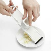 Rebanador de ajo y verduras de Abs ajustable, cortador de zanahoria de acero inoxidable 2 en 1 - details 1