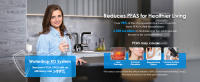 Waterdrop G2P600-W RO Sistema de Filtración de Agua por Ósmosis Inversa, 2271 litros, 2:1 Puro a Drenaje, sin tanque, Sistema de 7 etapas, listado la FCC - details 2