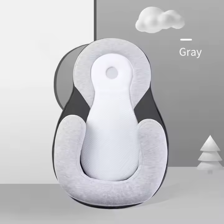 Protector de cabeza de Bebe, almohada moldeadora para recién nasido, de viaje, almohadas de Lactancia - 1