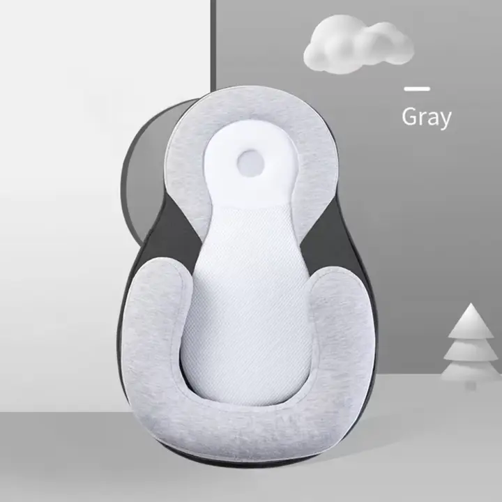 Protector de cabeza de Bebe, almohada moldeadora para recién nasido, de viaje, almohadas de Lactancia - 1