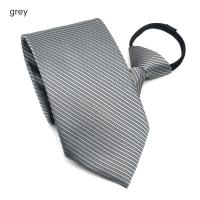 Tiras de corbata con cremallera de 9cm y 10cm, corbata de negocios con cremallera de seda de poliéster, corbatas para hombre, corbatas para equipo de novio de boda, pajarita lista - details 3