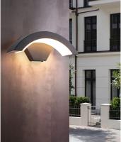 GOECO Luz Exterior Moderna 24W IP65 3000K Luz Caliente Negro 220V Iluminación Nórdica - details 2