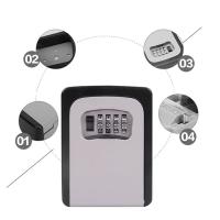Cajas de seguridad montadas en la pared para interiores y exteriores, caja de seguridad de plástico de ingeniería, estuche de almacenamiento con cerradura - details 4
