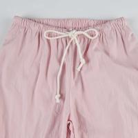 Pantalones de Pierna Recta Tejidos Casuales Cintura Baja, Perchas, Estilo Baggy para Mujeres - details 0