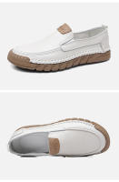 Nuevos zapatos casuales de cabeza redonda para hombres de cuero para hombres, mocasines, zapatos para hombres - details 34