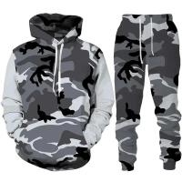 Conjunto de Moda Casual de Alta Calidad con Estampado 3D Sudadera con Capucha y Pantalones - details 1