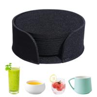 Vajilla de fieltro Simple, tapete de café antideslizante para el hogar, tapete para taza de té con aislamiento térmico, tapete para mesa, tapete para taza, tapete para hervidor - details 7