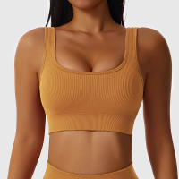 Sujetador Deportivo FKAFIT para Mujeres con Soporte Medio y Copas Desmontables Top de Entrenamiento y Yoga en Nylon Adecuado para Múltiples Actividades - details 11