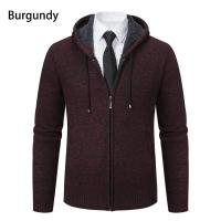 Jersey de punto para hombre, cárdigan, suéter de lana, chaqueta casual cómoda y cálida. - details 34