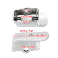 2 tapas de extensión de señal de giro para motocicleta, cubierta extendida de botón de interruptor para Harley Sportster Dyna Fat Bob FXDF Softail, color negro/cromo - details 14