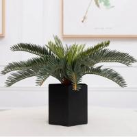 Rama de palmera Artificial de 45cm, planta Tropical, hojas de árbol de coco de plástico, plantas artificiales grandes realistas, decoración de jardín y hogar - details 5