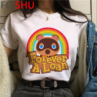 Camiseta Harajuku de Animal Crossing New Horizons Kawaii con Diseño de Dibujos Animados Divertido y Ligero para el Verano Top de Moda Casual - details 10