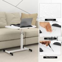 Rcynview Mesa de Escritorio Plegable Portátil Altura Ajustable Estilo Moderno con Cajón Utility - details 7