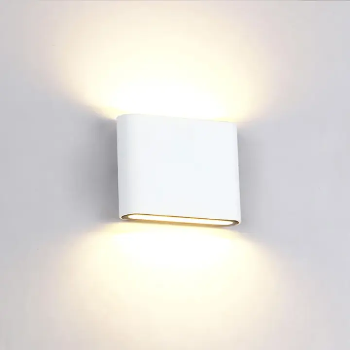 Luz de Pared Nórdica Moderna de Aluminio KICAAO Lámpara Interior Impermeable IP65 para Hogar, Escaleras, Dormitorio - 1