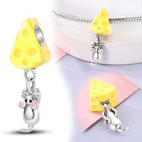 Cuentas de Ratón Comestible de Plata Esterlina 925 Cuentas de Zirconia Cúbica para Hacer Joyería - details 2