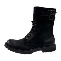 Botas de piel, malla única transpirable, tubo medio, altura hasta el tobillo, correa de invierno, goma - details 1