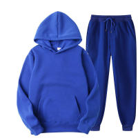 Conjunto deportivo de invierno de 2 piezas con sudadera con capucha de manga larga de forro polar informal extragrande para mujer 2025 - details 3