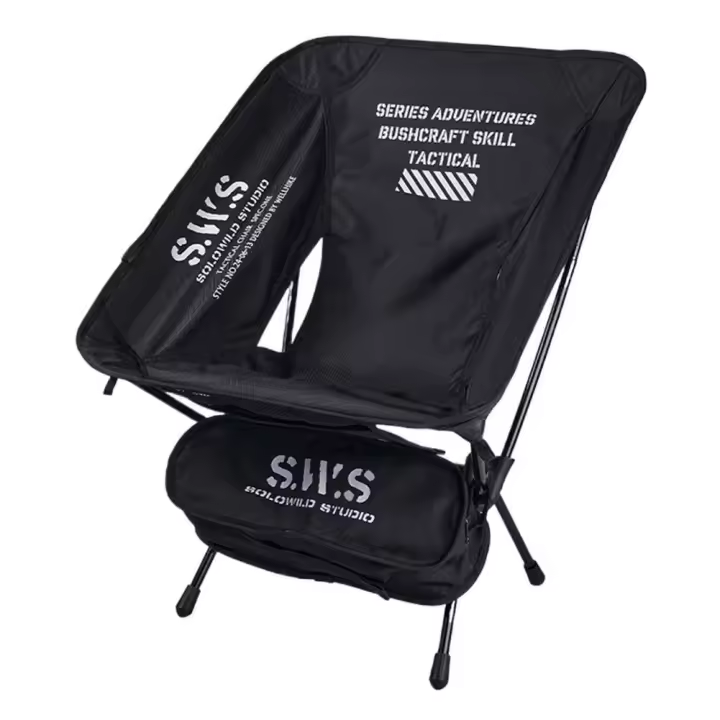 VIE chai plegable en forma de luna de tela Oxfod ligera Ulta, viaje ligero desmontable para acampar, caminar y pescar al aire libre - 1