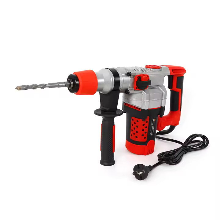Taladro de Martillo portátil de alta potencia, 2200 vatios, con estuche, ampliamente utilizado en perforación, ranurado y rotura de cemento, pared y suelo - 1